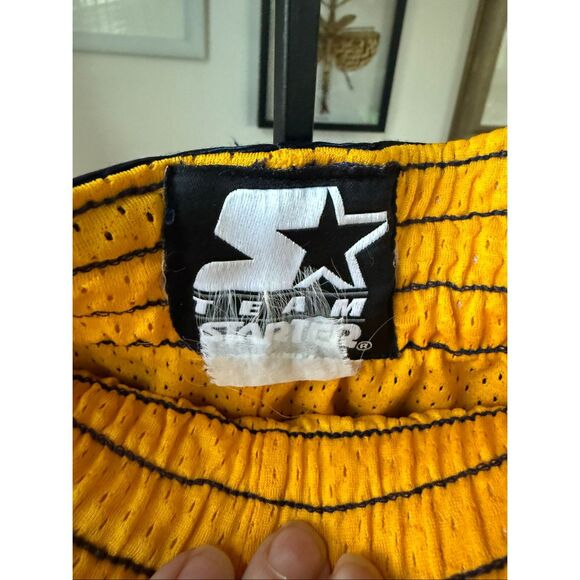 Vintage Starter University of Michigan Wolverines Basketball Shorts XL XXL - Picture 3 of 5